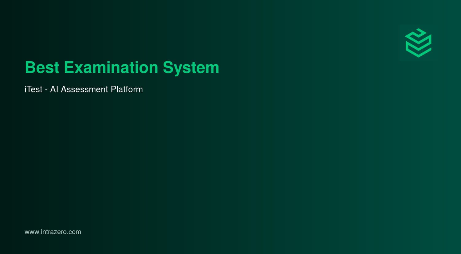 Best Examination System in 2026: iTest AI-Powered Assessment Platform