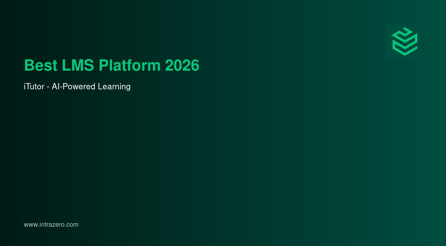 Best LMS Platform in 2026: Why iTutor Leads AI-Powered Learning